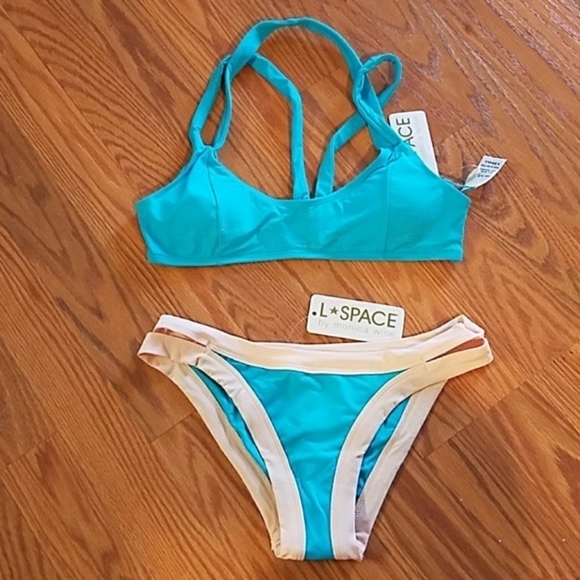 L Space Bikini Stacy Top and Charlie Bottom - Picture 1 of 5